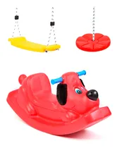 Comprar Hamaca Tablita + Hamaca Disco + Perro Mecedor Tobi Rodacross