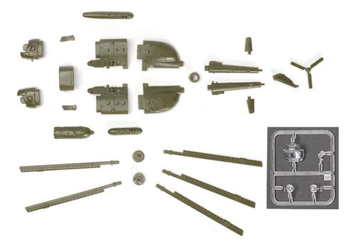 Para 8pcs Conjunto De Modelos De Aviones Pequeños 1/144