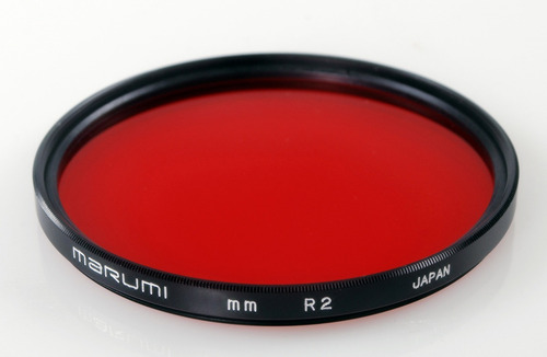 Imagen 2 de 8 de Filtro Marumi Rojo R2 Red P/ Blanco Y Negro 58mm Japon