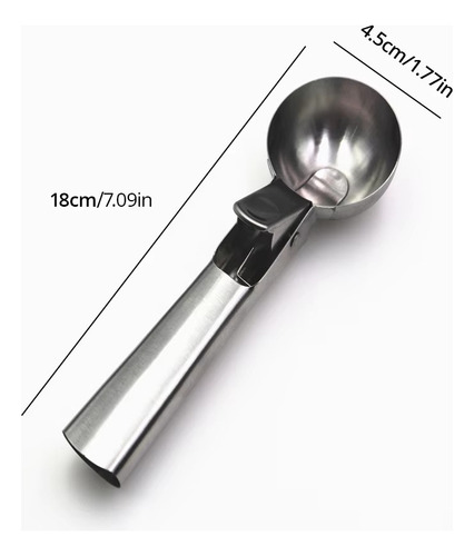 Py Cuchara Para Helado, 2 Unidades, Cuchara Multifuncional