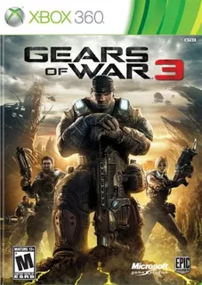 Jogo Gears Of War 3 Xbox 360 (físico) Ntsc-us