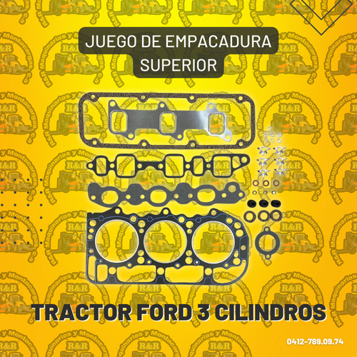 Juego De Empacadura Superior Tractor Ford 3 Cilindros