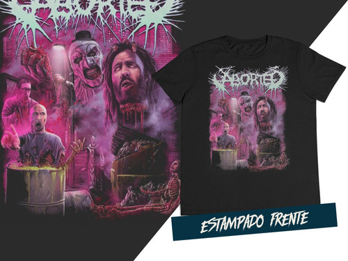 Camiseta Brutal Death Metal Deathgrind Aborted C15