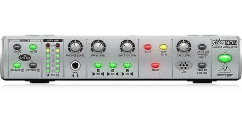 Imagen 2 de 10 de Behringer Mon800 Matriz Para Mezcla De Monitoreo