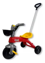 Comprar Primer Triciclo Rondi Azul C\u002Fbarra De Paseo Y Canasto