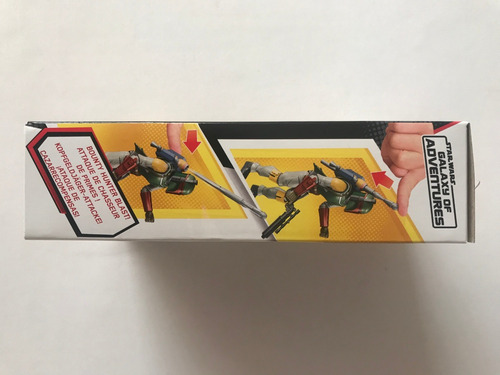 Boba Fett Star Wars Galaxy Of Adventures 5 Pulg Hasbro 2020 (Usado)