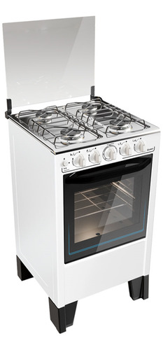 Cocina Queen Supergas 4 Hornallas Blanca Termostato Dimm