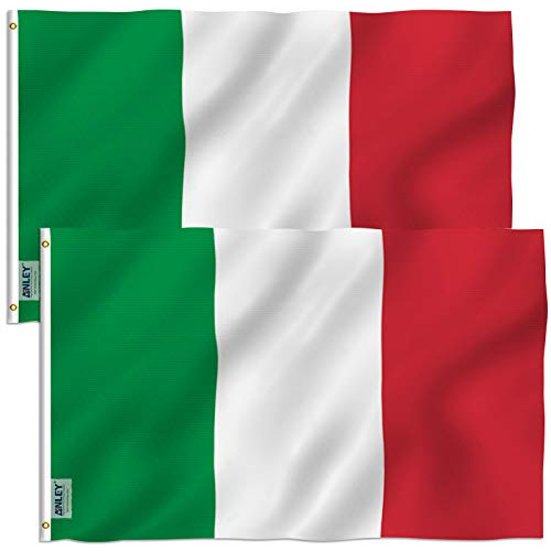 Bandera - Pack Of 2 Fly Breeze 3x5 Foot Italy Flag - Vivid C