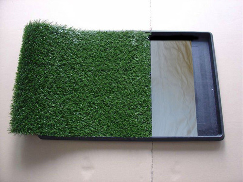 Bandeja Sanitaria Baño Mascotas Cesped Perro 55 X 28