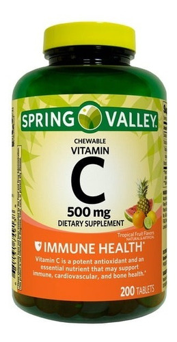 Vitamina C + 500mg Sistema Inmune Inmunidad 200 Tabs Eg I9