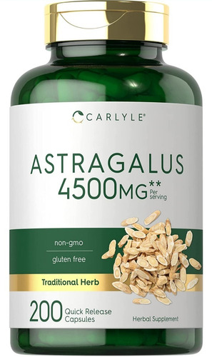 Astrágalo Astragalus 5000mg 200 Cápsulas Apoyo Inmune