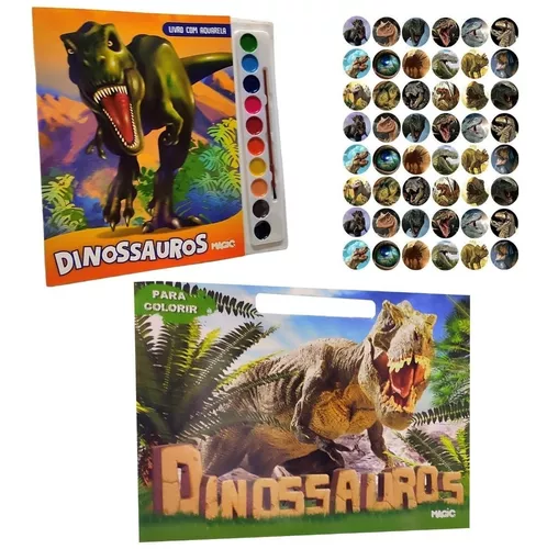 Livro - Dinossauros - Livro para pintar em Promoção na Americanas