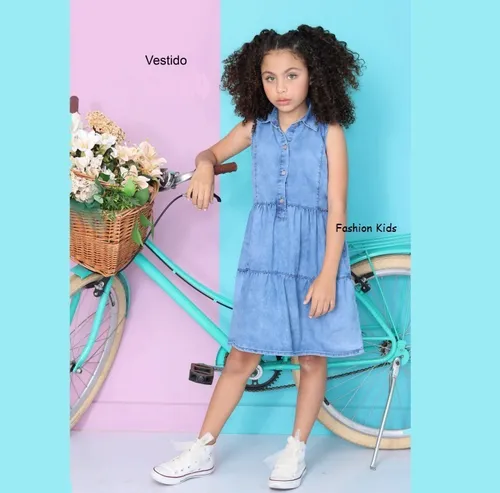 Vestido jeans cheap lindo