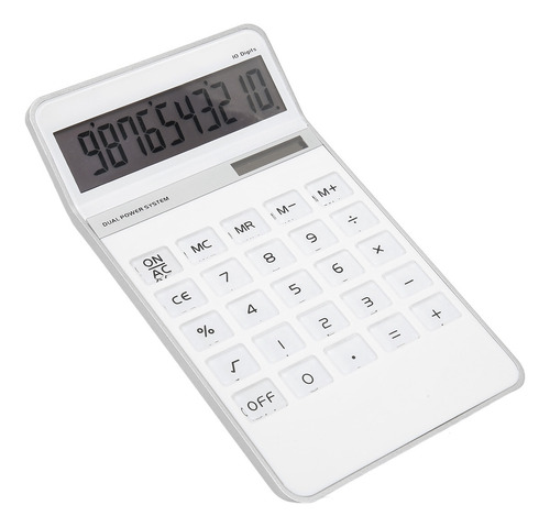Calculadora Lcd De Teclas Grandes Transparentes Alimentadas