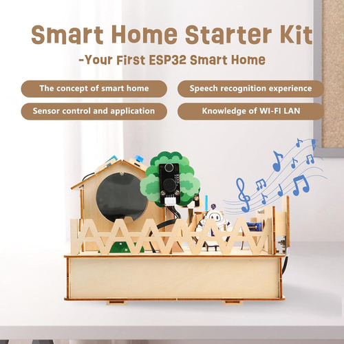 Esp32 Smart Home Iot Starter Kit Compatible Con Arduino Ide,