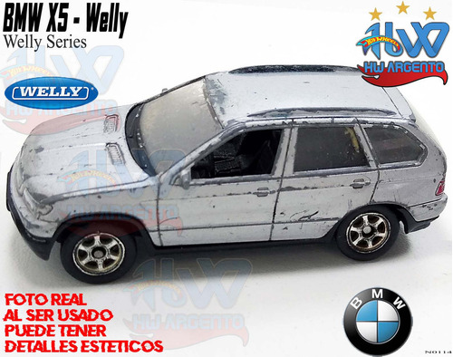 Hot Wheels Usado Hwargento Bmw X5 - Welly N0114 0