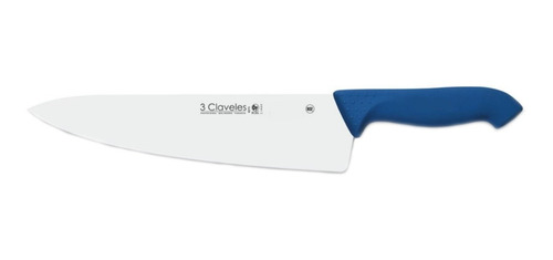 Cuchillo Cocinero Proflex Mgo.azul 20 Cms Tres Claveles 1334