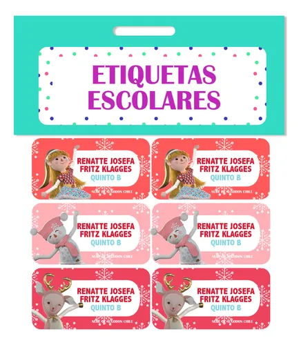 comprar 15 Etiquetas Ropa Personalizadas Duendes Magicos Niñas