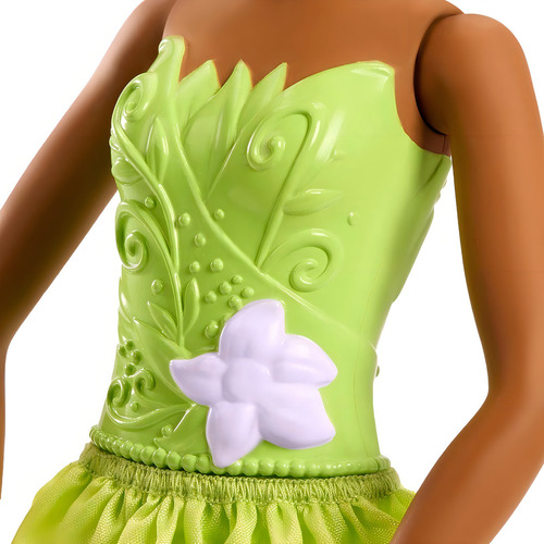 Boneca Colecionável Princesa Menina Negra Tiana Bailarina - Aula De Ballet - Personagem Do Filme Infantil Em Desenho A Princesa E O Sapo Disney - Mattel Brinquedos