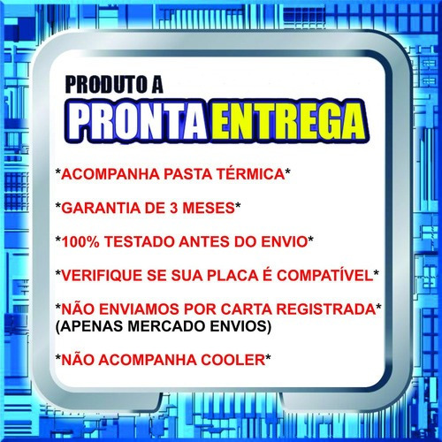 Imagem 4 de 10 de 10 E8400 Processador Cpu Intel Core 2 Duo Lga775 1333 Usado
