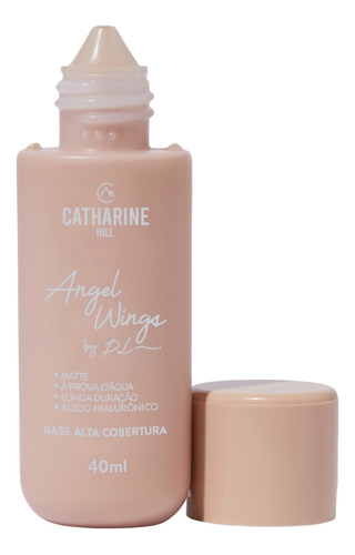 Base de maquiagem líquida Catharine Hill Pri Lessa Angel Wings Base Maquiagem de Rosto Matte Base Alta Cobertura Pri Lessa tom cor  -  40mL 40g