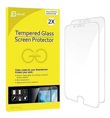 Protector De Pantalla Para iPhone 6s Plus,  2-pack Película 