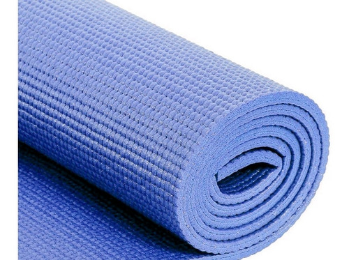 Imagen 2 de 6 de Yoga Mat Colchoneta 5mm Pvc Pilates Fitness Gym 175cm X 60cm