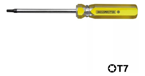 Destornillador Torx T7 Punta Hueca Magnetica Crossmaster75mm