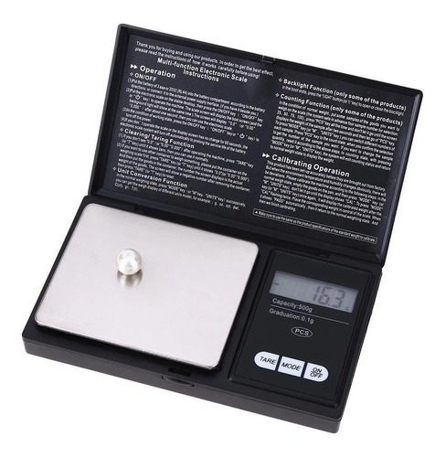 Balanza De Precisión Digital 0,1g A 500g - Pesa Gramera