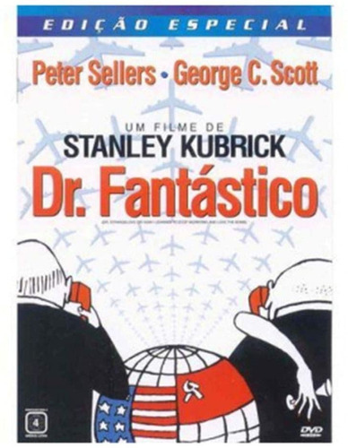 Dvd - Dr. Fantástico ( Stanley Kubrick)  Peter Sellers