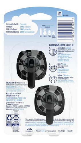 Febreze Car Auto Old Spice Clip Ventilacion Especias Antigua