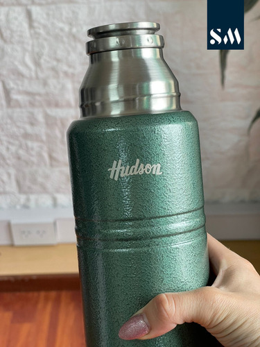 Termo Hudson Acero Inoxidable Tapón A Presión 1 L Tapa Mate
