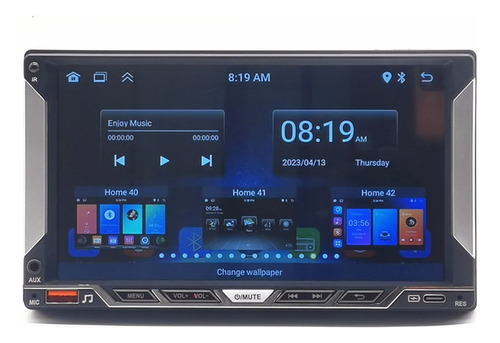 Radio De Coche Inalámbrica Carplay Android Auto 2d Para Coch