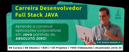 Carreira Dev Full Stack Java 22 + Inteligência Artificial