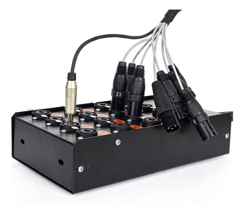Medusa Profissional 16 Vias Combo Conector Xlr Anilhados 13m