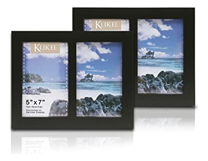 Klikel Photo Collage Frame Conjunto De 2 - Black Nz66m