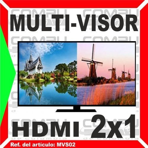 Imagen 5 de 6 de Multivisor Hd 2 Entradas 1 Salida 4k Ref Mvs02 Computoys Sas