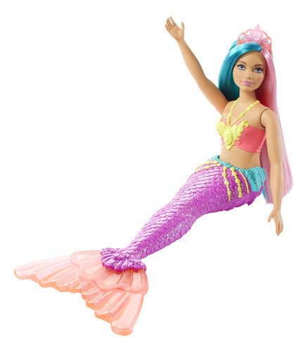 Barbie Dreamtopia Sirena Morada Original Mattel