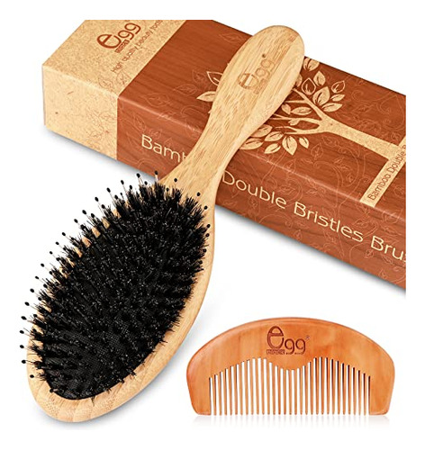 Black Egg Cepillo De Pelo Bristle Boar Para Mujer 79fsz