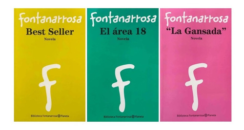 Pack 3 Novelas Fontanarrosa Best Seller Área 18 La Gansada