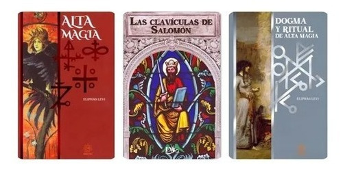 Pack 3 Libros Alta Magia +clavículas Salomón+ Dogma Y Ritual