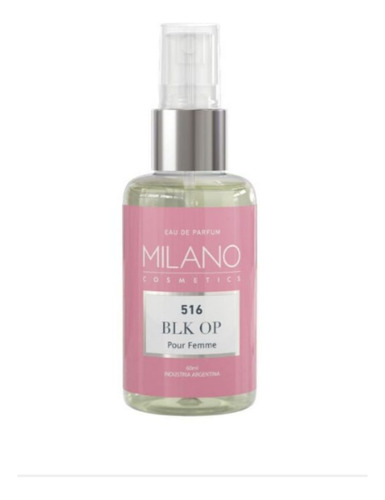 Perfume De Mujer Mini Milano 60ml. 516 Blk Op 