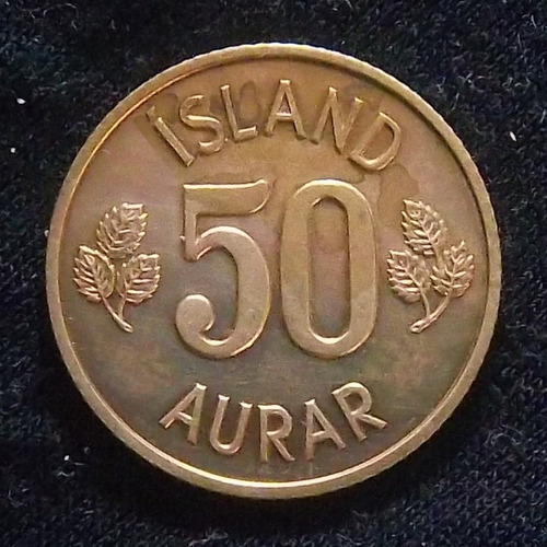 Islandia 50 Aurar 1974 Sin Circular Km 17