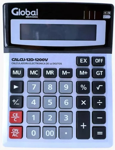Calculadora De 12 Digitos 1200v Global