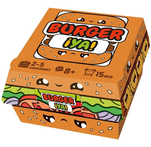 Burger Ya Juego De Hamburguesas Cartas Asmodee Febo