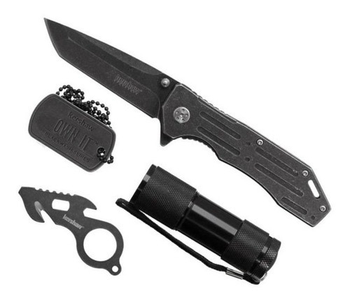 Kershaw - Kit Tático E Esportivo Com 4 Itens - Ks1304b