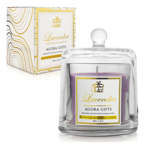 Velas De Lujo De Soja Gardenia, Vela Decorativa De Lavanda,