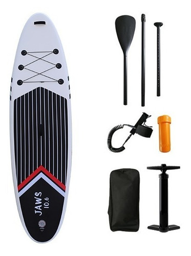 Tabla Stand Up Paddle Sup Inflable Jaws 10.6  Blanco 140 Kg