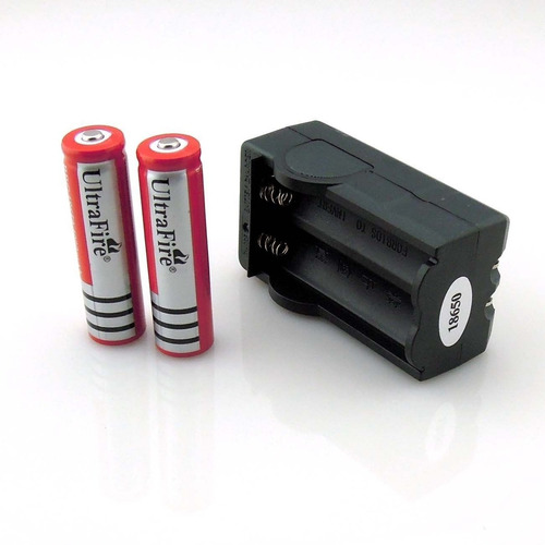 2pcs Ultrafire 3000mah 18650 3.7v Li-ion Recargable Baterías