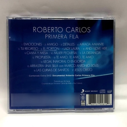 Roberto Carlos Primera Fila | Cd Música